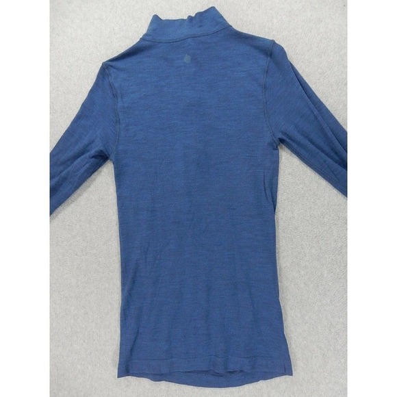 Redington Wool Blend 1/2 Zip Base Layer Pullover‎ Shirt (Men's Medium) Blue - Picture 11 of 11